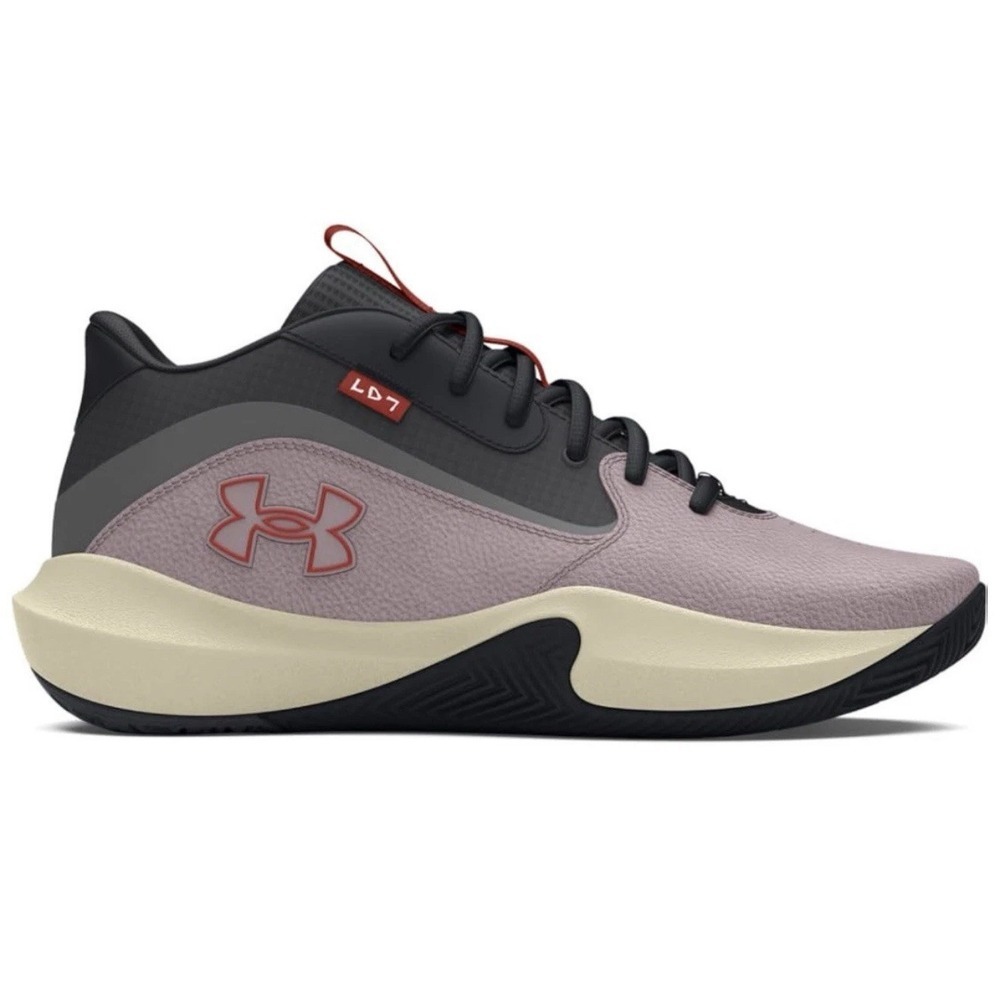 Under Armour Lockdown 7 Tetra Gray Basketball Shoes 3028512-101 Size 11.5 NWB
